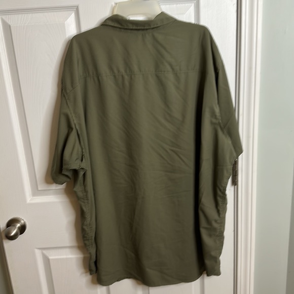 Men’s Columbia Silver Ridge short sleeve fishing shirt 4XL GUC - Picture 2 of 3